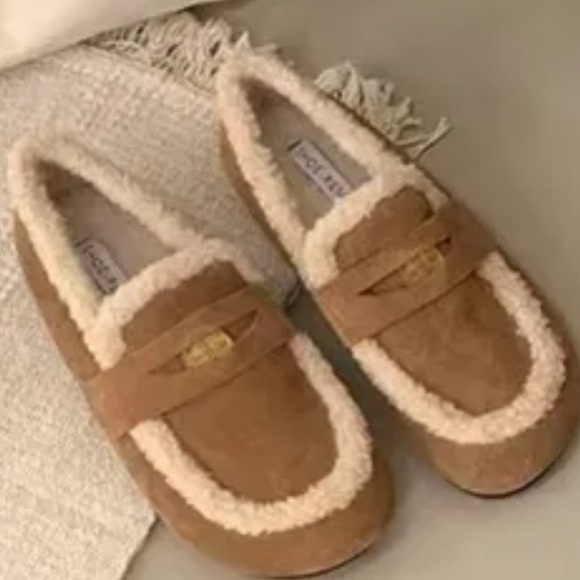 Steve Madden Shoes - Steve Madden Shearling Lined Loafers in Chestnut Color Size 11